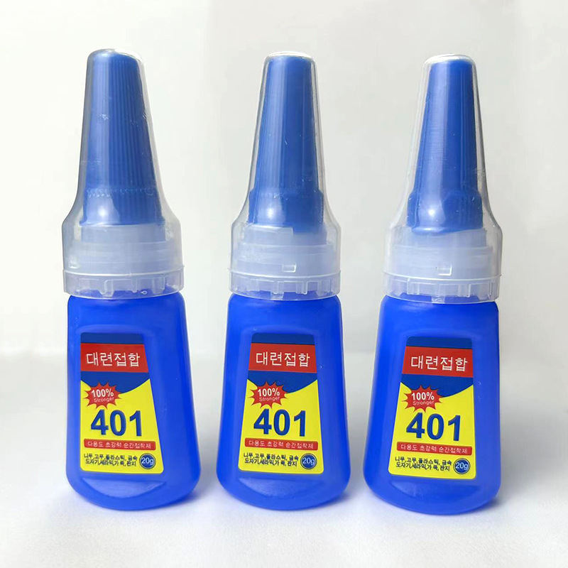 Cross-Border Korean 401 Nail Glue Nail Glue Nail Salon Jewelry Diamond Instant Glue Export Wholesale