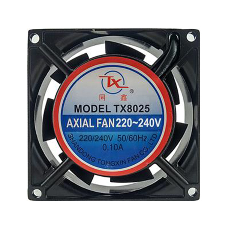 同鑫风机原厂直销TX8025轴流散热风机220V电焊机微型交流散热风扇
