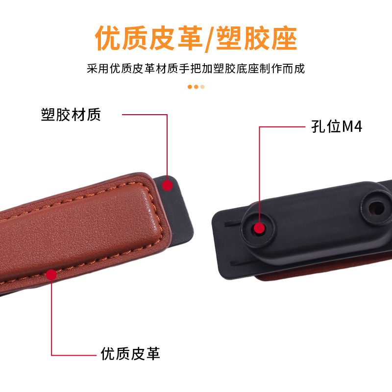 现货PU皮具行李箱提手复古皮质拉杆箱手把铝框箱通用替换箱包把手