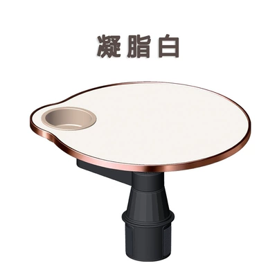 Universal Car Small Table, Ideal Car table board - 2026-upgraded-hovering-model-creamy-white