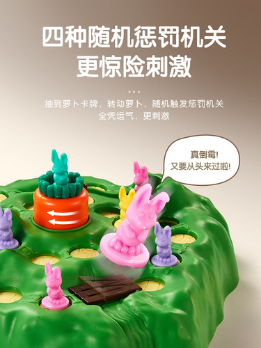 Rabbit Trap Board Game Cards Parent-Child Toys Interactive Fun Creative Children's Games Desktop Toys Wholesale