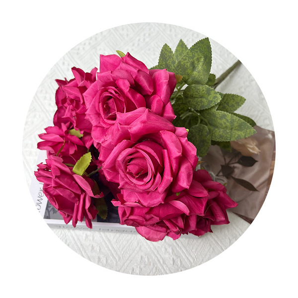 9 Diamond Purple Sunshine Rose Flower Wool Cloth Plugs Bouncing Rose…