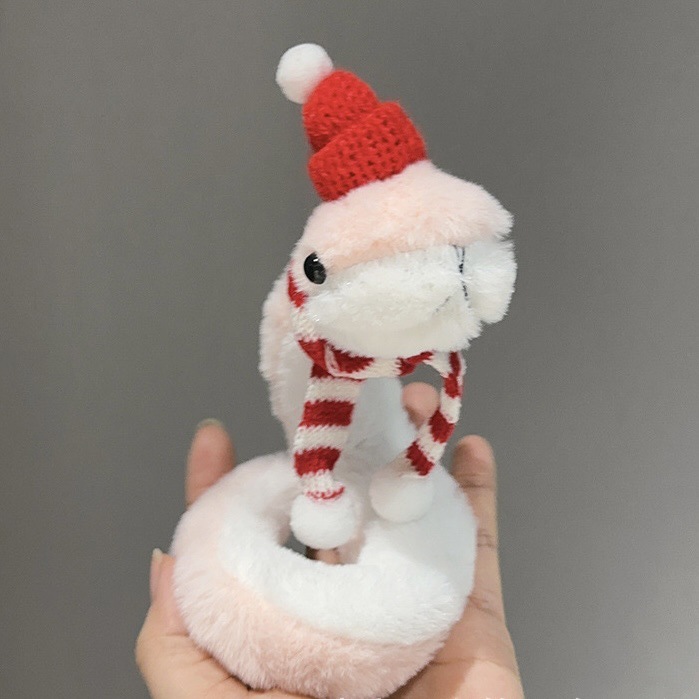 Cute muñeca serpiente azul 2025 año de la serpiente mascota muñeca de tela muñeca creativa muñeca extraña