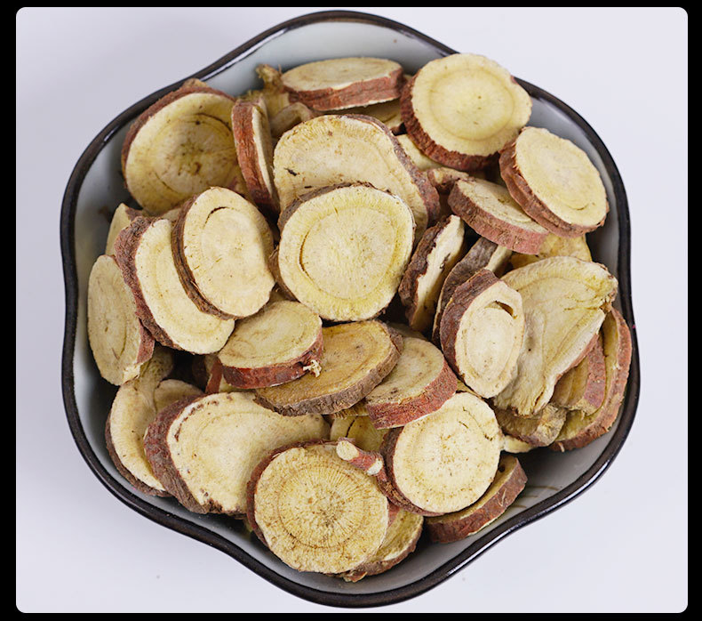 Gan Cao Slices (Glycyrrhiza uralensis) — Dried Licorice Root for Tea, Soup & Spice preparation