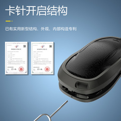 Card Key Holder for New Tesla Model 3, Compatible with Model Y/Model S/X, Female-themed Shell Clip Case