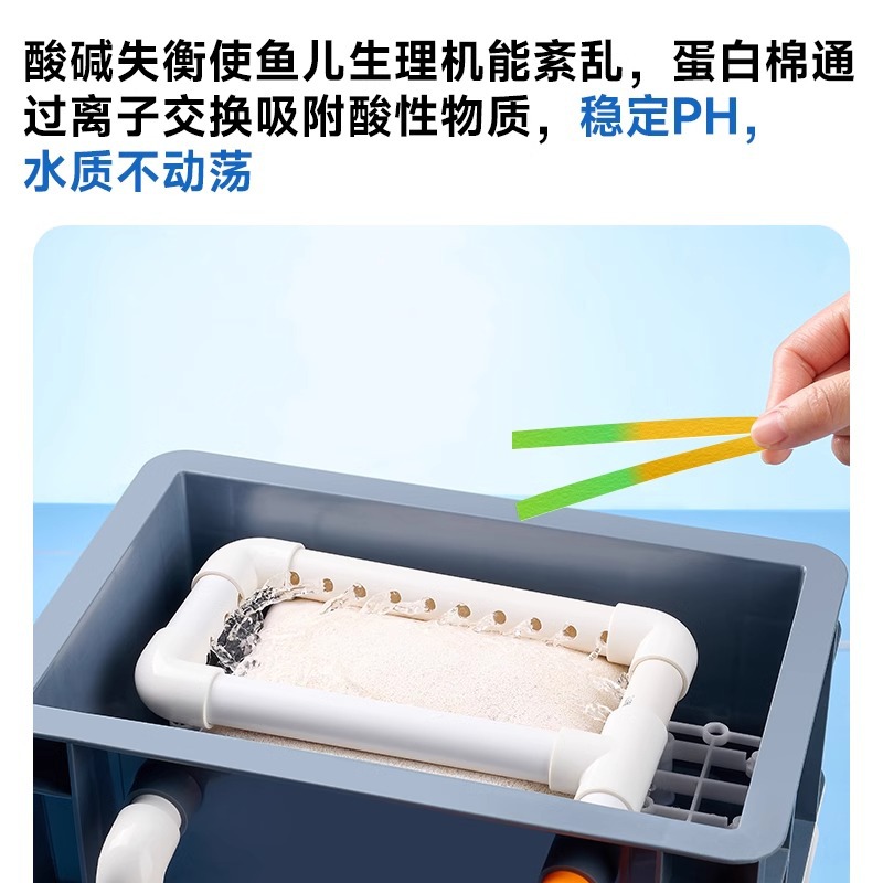 예 단백질 면 어항 냄새 제거 필터 재료 황색 물 오염 제거 알약 필터 면 정수 필터 재료