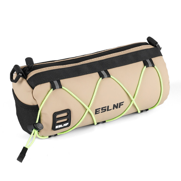 ESLNF bolsa delantera para bicicletas, bolsa de almacenamiento de gran capacidad para conducir, bolsa de bicicleta impermeable al aire libre, bolsa de bicicleta de montaña
