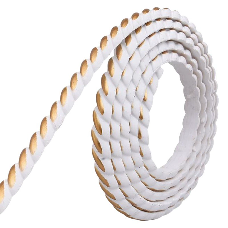 ПВХ декоративная мягкая линия зеркальная граница край закрытие линии гипсовая линия потолок линия фон обои самоклеящаяся полоса