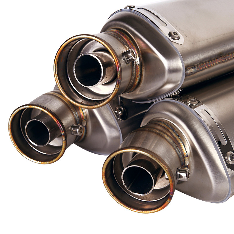 General 51MM motorcycle modified exhaust pipe small hexagonal elbow Jicun exhaust pipe R25/CBR150/curved beam