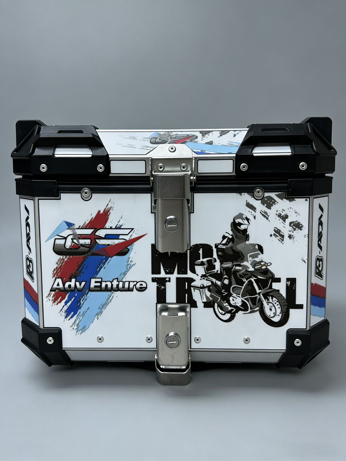 Motorcycle Tail Box Aluminum Alloy Large Capacity 45 Liters Electric Vehicle Scooter Trunk