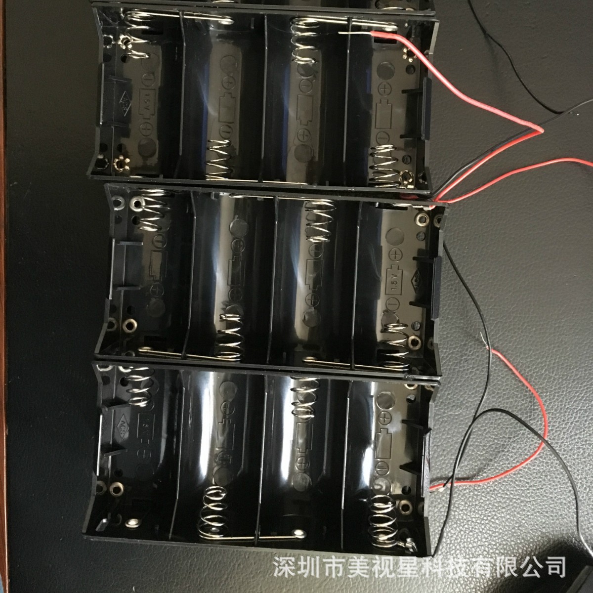 电池盒产品换代1号D型8节导线  大号8节 八节一号 8D背叠电池盒