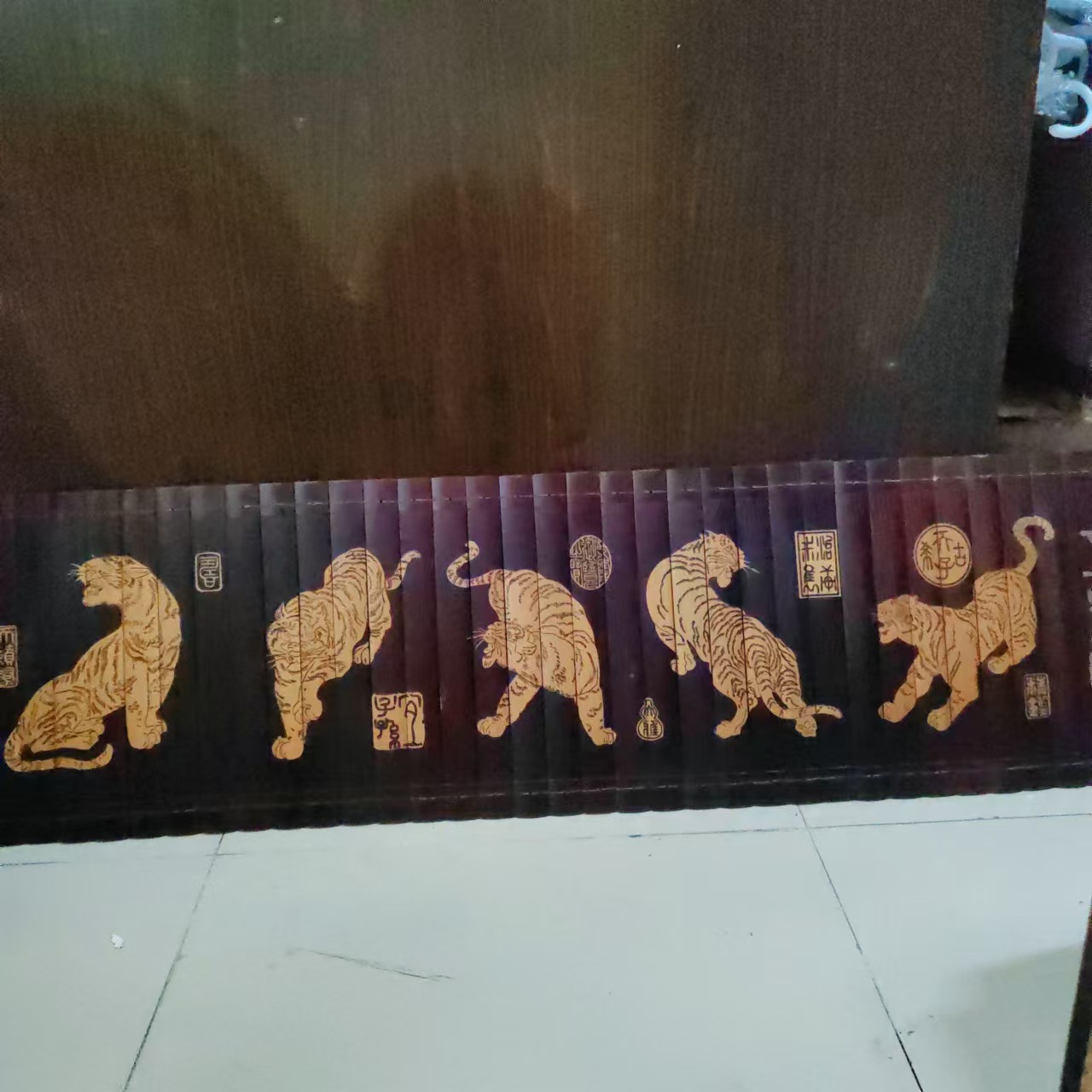 激光雕刻古代竹简书仿古阴雕刻竹书卷圆筒竹简书简竹书工艺品批发