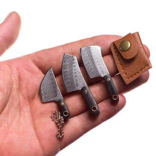 New Mini Knife, Small Push Knife, Colorful Wooden Small Straight Knife, Sharp and Portable, Unpacking and Unpacking Express Delivery Artifact