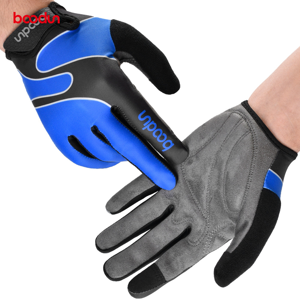 Gants longs Boodun, écran tactile en lycra, équipement de cyclisme pour sports de plein air, gants de vélo_voghion.com