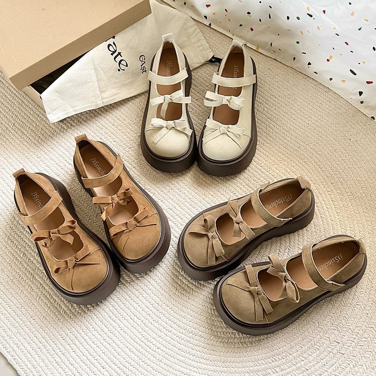 Cabeza redonda retro todo fósforo japonés Mori Mary Jane zapatos mujer 2025 primavera nuevo estilo jk uniforme con falda zapatos individuales