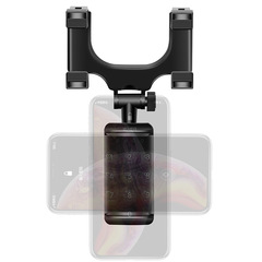Car rearview mirror mobile phone holder, car rearview mirror universal navigation holder, driving recorder fixed clip