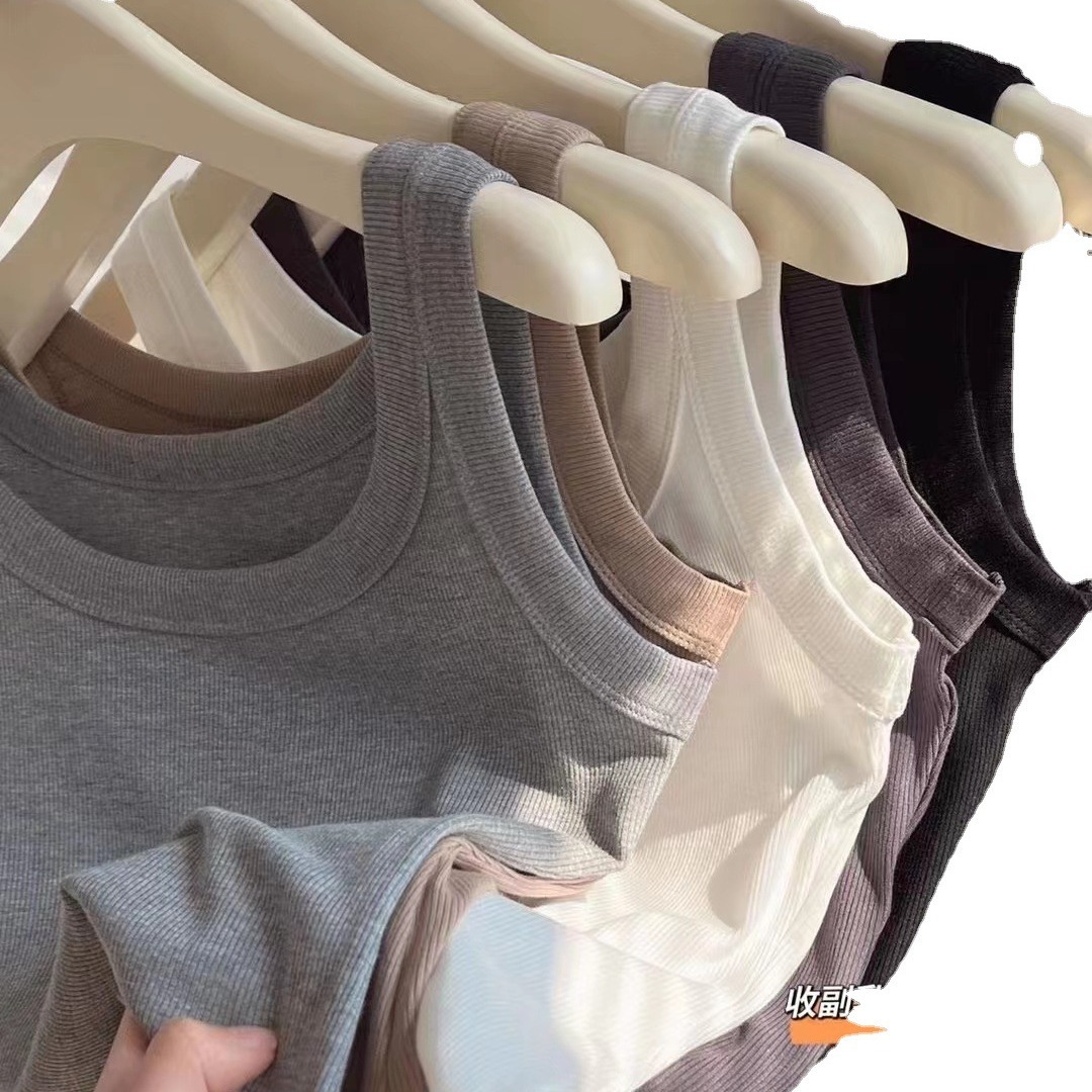 Estilo japonés Dongdaemun mismo Chaleco de verano sin fisuras botar casual anti-exposición que cubre el pecho chaleco para mujeres