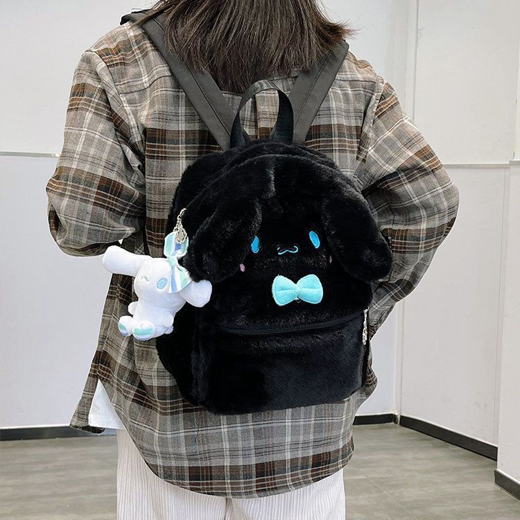 カジュアルなリュックサックのシンプルなベルベットのバッグに合わせてファッション学生のカバンの流行のランドセルを包む|undefined