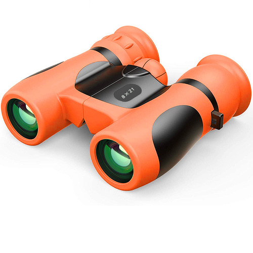 Manufacturer wholesale children's telescope binoculars 8×21 color high-definition high-power straight outdoor handheld observation glasses