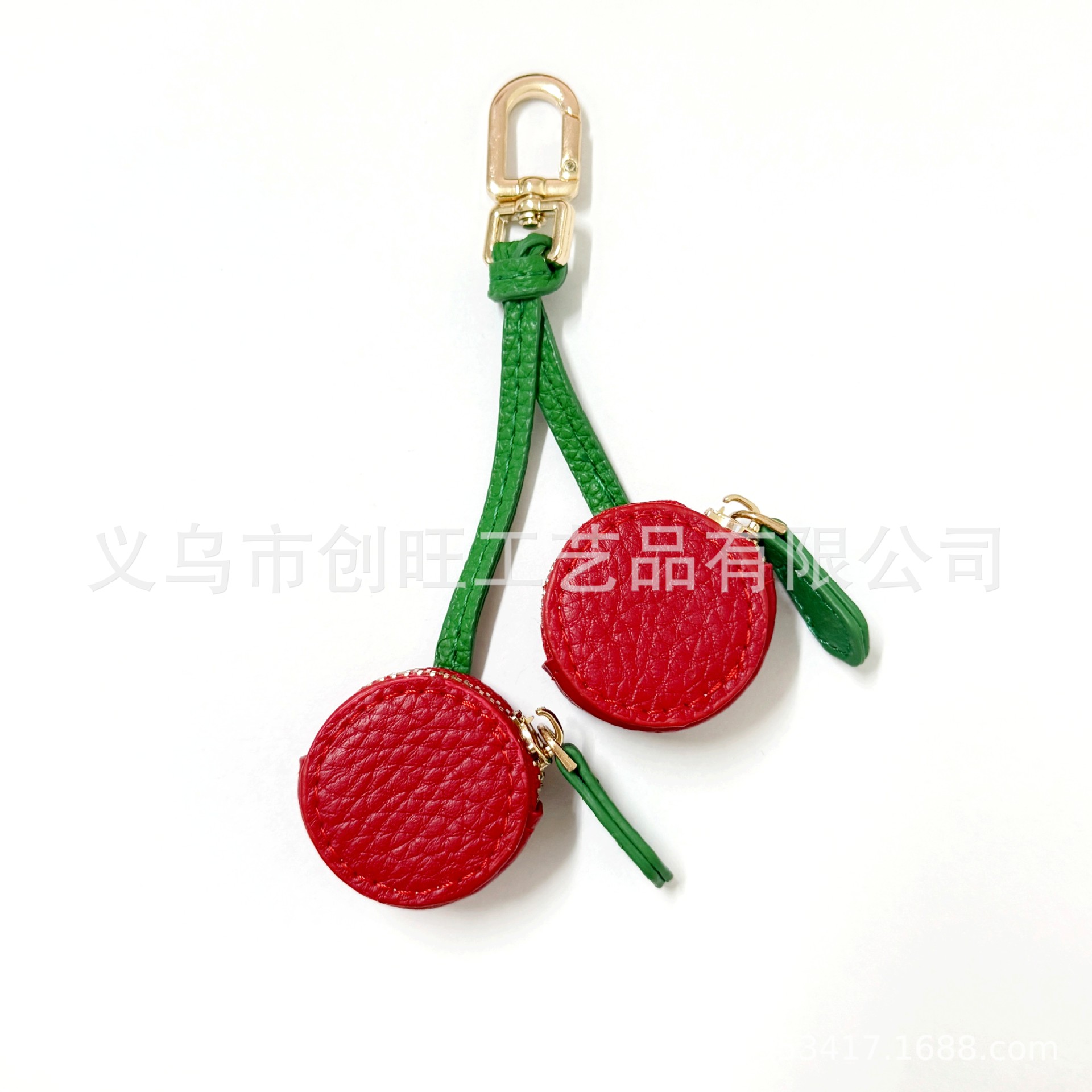Mini Monedero de Cuero con Diseño de Fruta de Corteza image 10