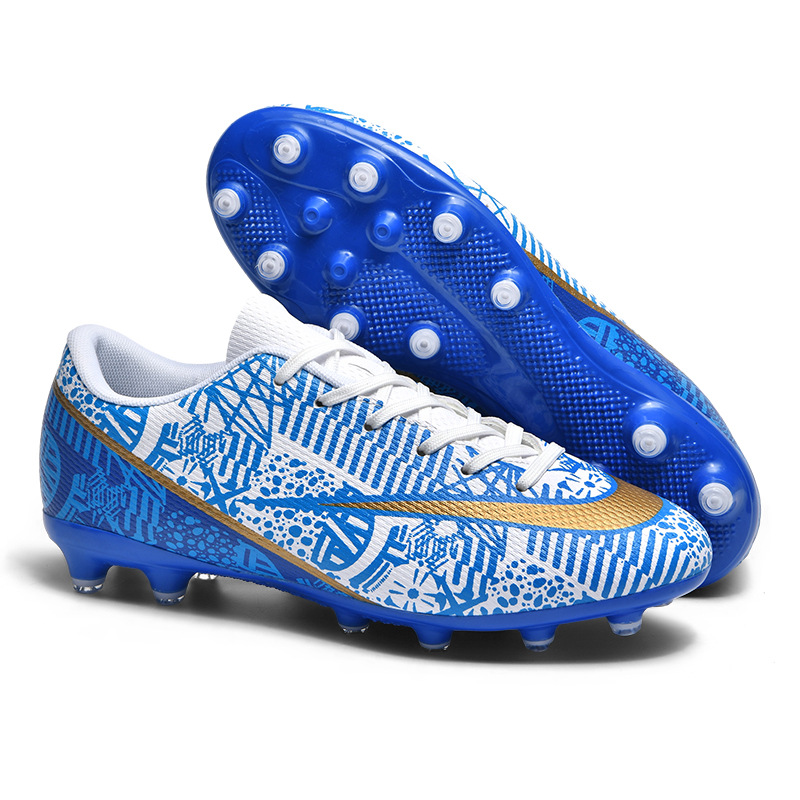 Nuevos zapatos de fútbol transfronterizos de alto nivel, zapatos de entrenamiento de entrenamiento de clavos largos, zapatos de fútbol para hombres, juveniles