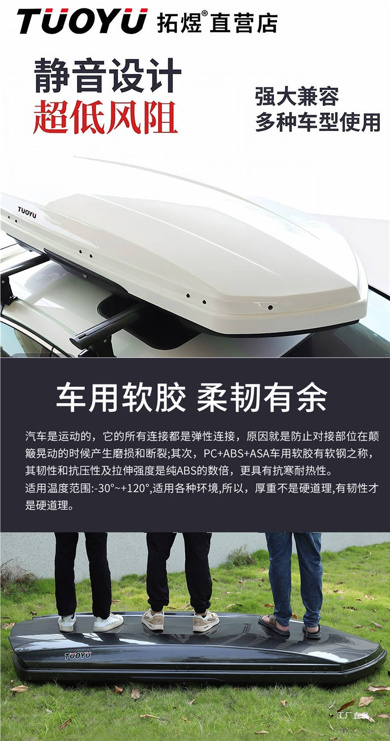 2025 New Model Specifically for Byd Roof Luggage Box Song/Tang/Yuan/Qin Series Universal Ultra-Thin Travel Peihui