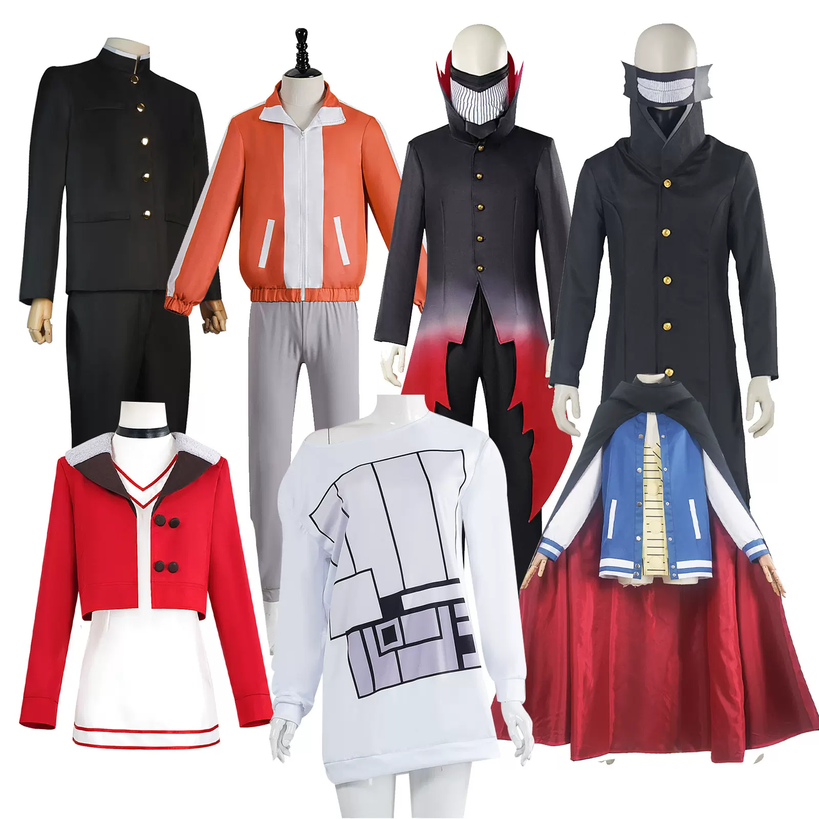 超自然武装当哒当cos服绫濑桃校服jk制服高仓健cos服厄卡伦变身系