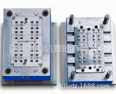 精密塑料模具定制加工汽車鑰匙包塑膠模具生産制造噴油絲印鐳雕