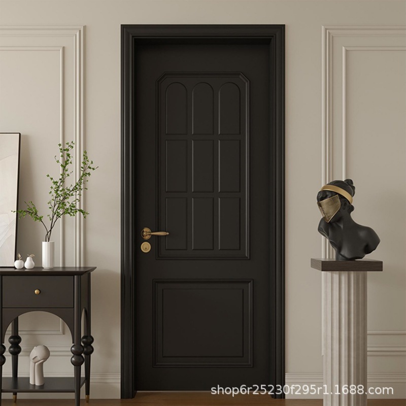 莫梵高端白色法式烤漆木门卧室门全套家用室内整套奶油房间门批发