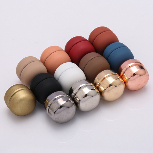 Cross-border colorful magnetic clip headscarf scarf strong invisible fixed silk tie clip shawl collar prevent slipping magnetic fastener