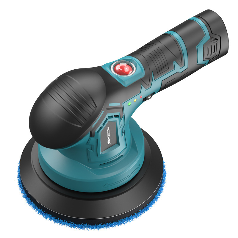 车用美容打蜡机 锂电汽车抛光机 家用封釉打磨可定无线打蜡机