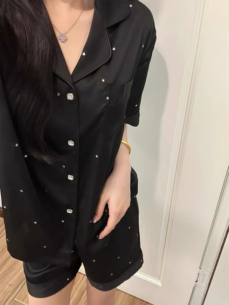 더블 쇼트 블랙 핫 실버 스타