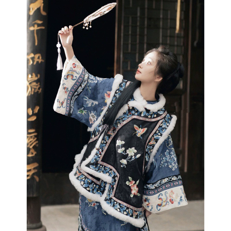 Груша цветочная бабочка Цинхань новая китайская вышивка