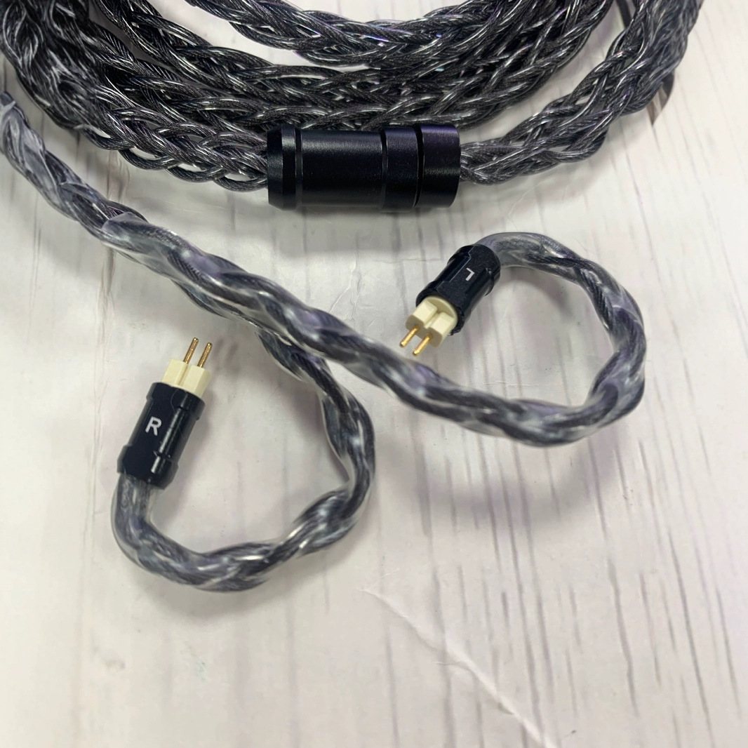 单晶铜石墨烯4.4线0.78线平衡HiFi耳机升级线