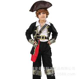 万圣节加勒比海盗服男成人儿童演出服装化妆舞会海盗扮演cosplay
