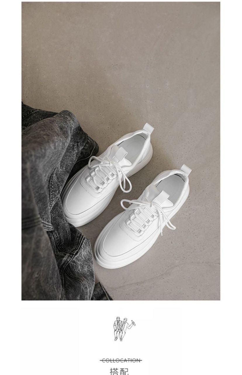 Chaussures blanches à coussin d'air pour hommes, nouvelle collection automne, tendance, taille haute, sport, plate-forme polyvalente décontractée_voghion.com