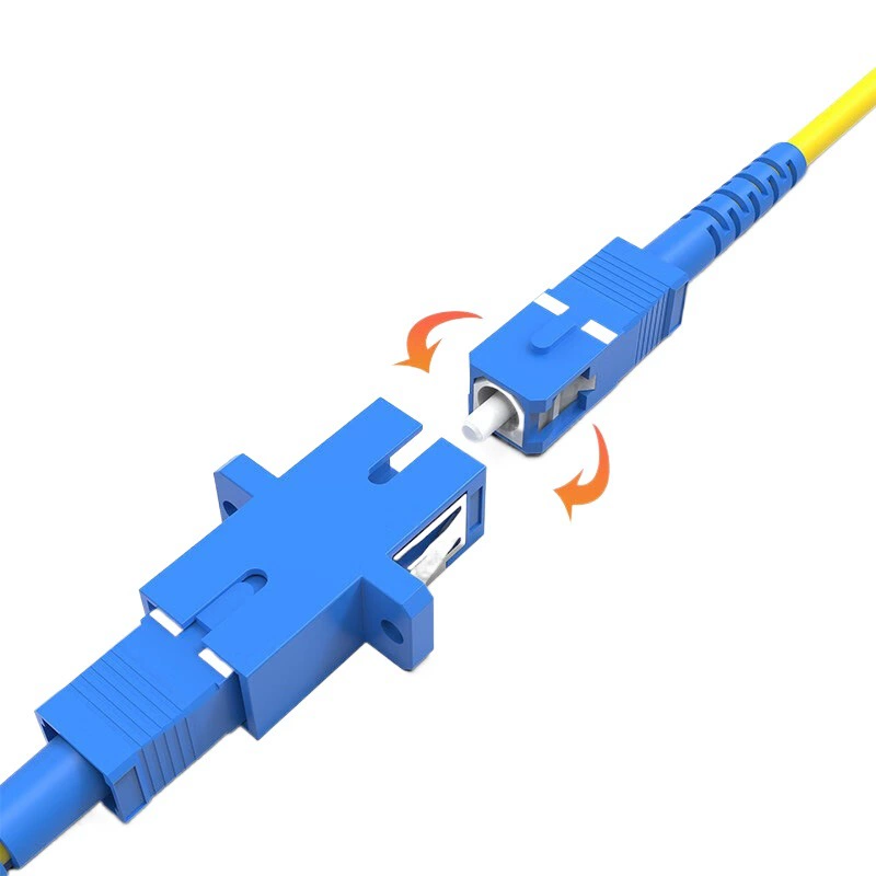 Волоконно-оптический разъем SC, фланцевый адаптер, оптоволоконный стыковый разъем, адаптер для телекоммуникационного подключения, фланец LC