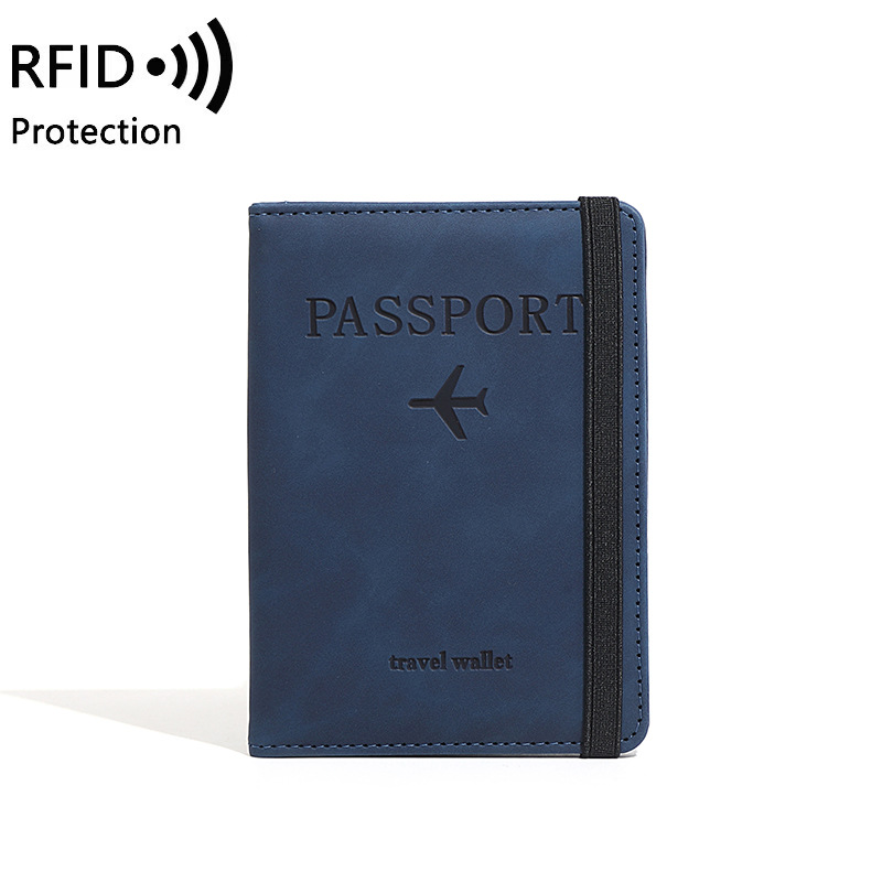 Anti theft Passport Bag RFID Anti magnetic Multi function ID Bag Simple Card Bag Cross border Ticket Clip_voghion.com