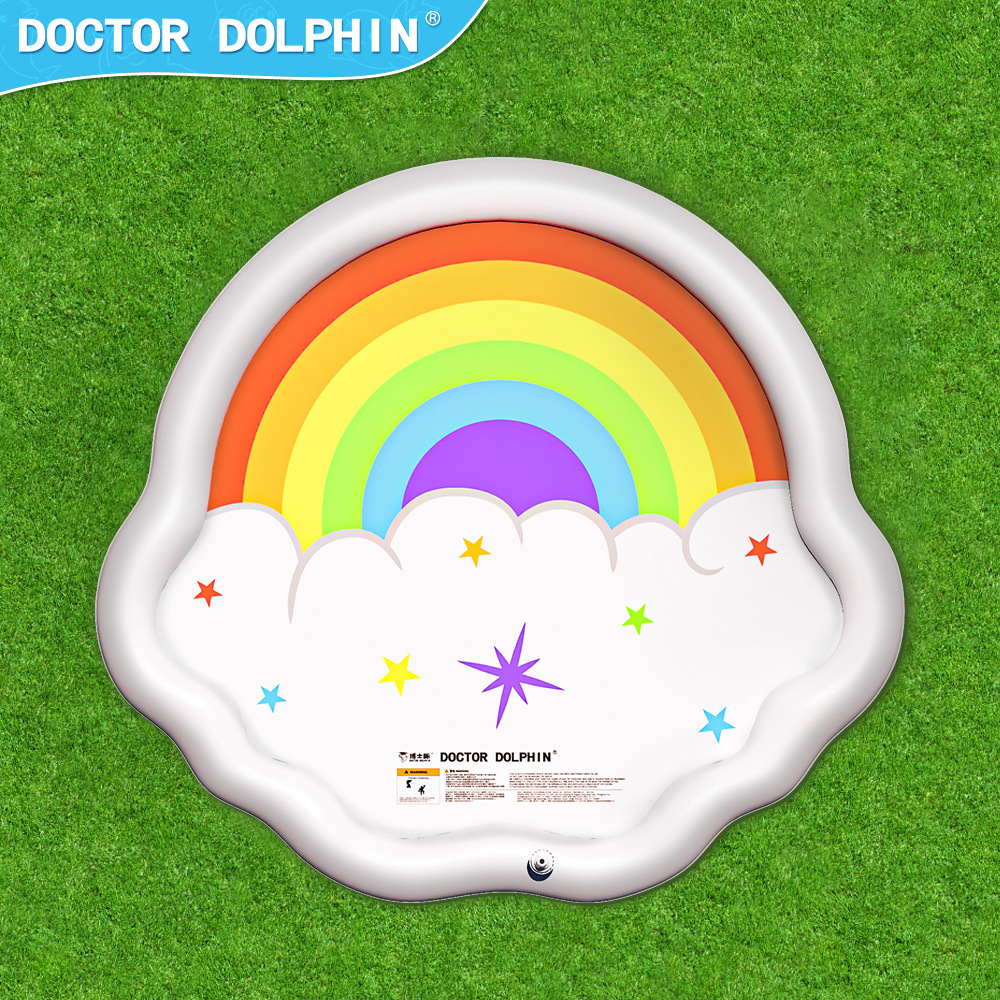Doctor Dolphin | estera de pulverización de agua de PVC estera de pulverización de agua para niños estera de pulverización de agua al aire libre juguetes para niños