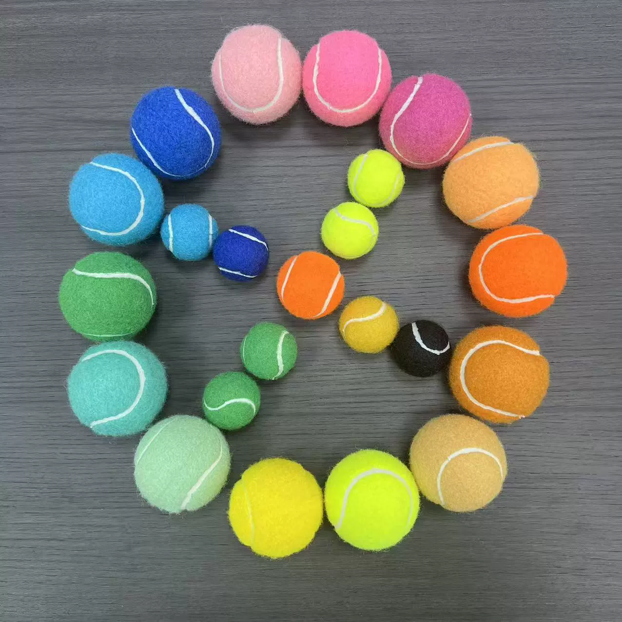 Индивидуальный цветной резиновый теннисный мяч премиум-класса для детей, от производителя, для тренировок, с отскоком, рекламный сувенир, спортивный товар