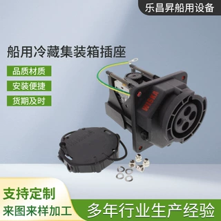 定制船用冷藏集装箱箱插座 IP67 32A 4芯全新WLSKA坚固耐用材质