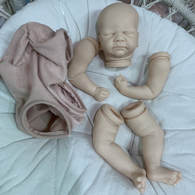 17 pulgadas renacido muñeca kit kovu suave toque real renacer muñeca molde