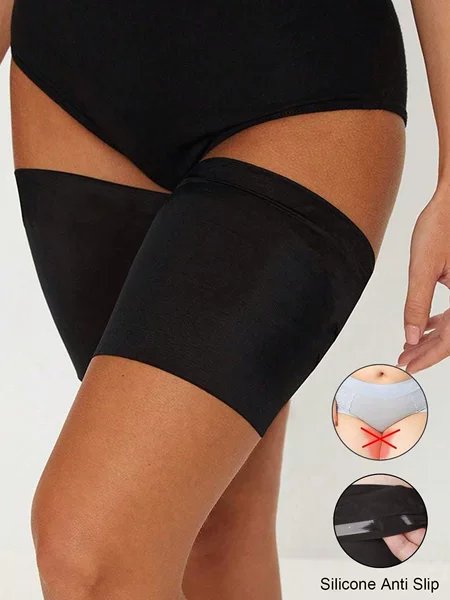 [Cross-Border Hot Item] Women's Anti-Friction Thigh Protectors, High-Elastic Silicone Anti-Friction Leg Protection Bands