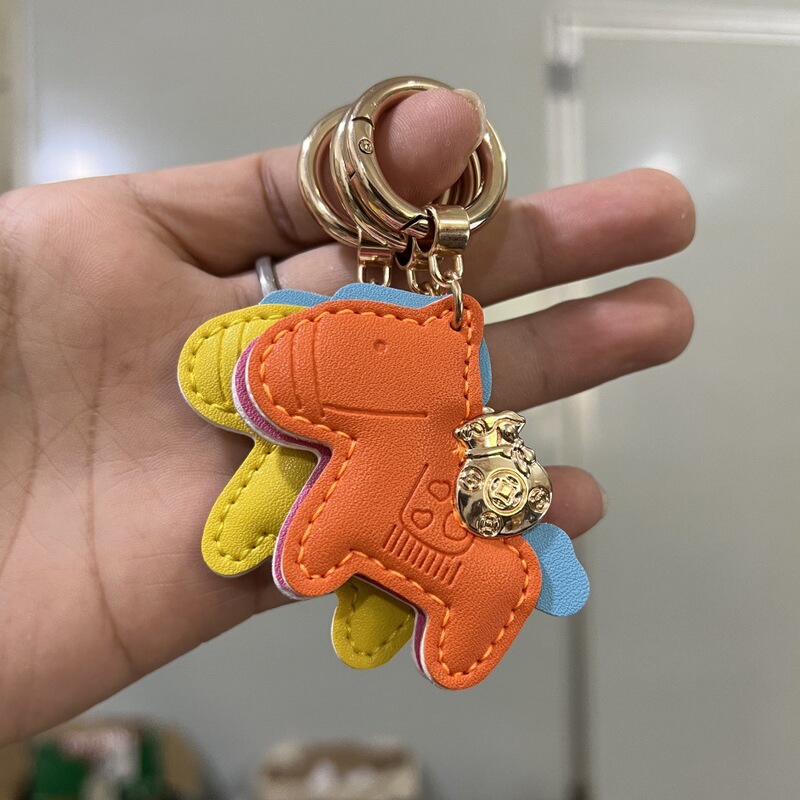 The Most Popular Model of the Year of the Horse, Get Rich Immediately, Zinc Alloy Keychain Pendant, Luggage Pendant, Personalized Creative Promotional Gift