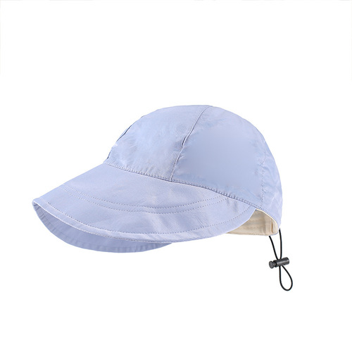 Lois Style Sun Hat for Girls, Summer and Autumn, Korean Version, Sunshade Face Covering, Drawstring Adjustable Fisherman Hat