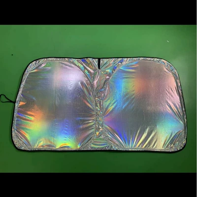 sun protection car sunshade thickened – Sun shade - titanium-silver-14070-double-laser