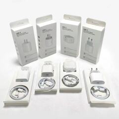 Apple 充電器 pd20w 高速充電ヘッド EU プラグ US プラグ 英国プラグ充電ヘッド データ ケーブル セットに適したクロスボーダー