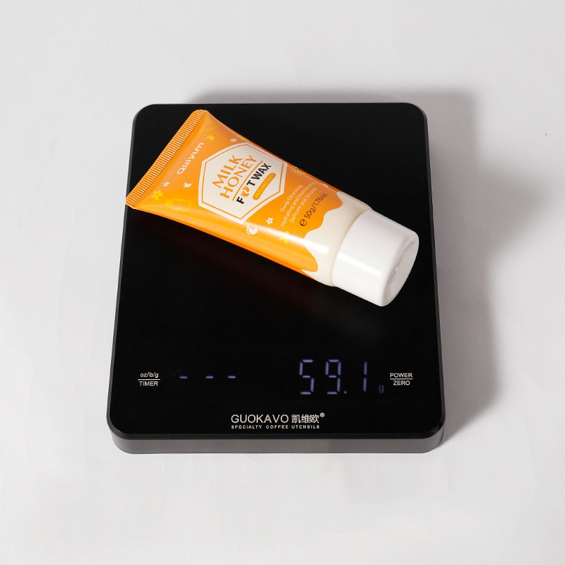 Cross-border QUIYUM milk and honey peel-off foot wax e foot care keratin manufacturer's wholesale in stock undefined