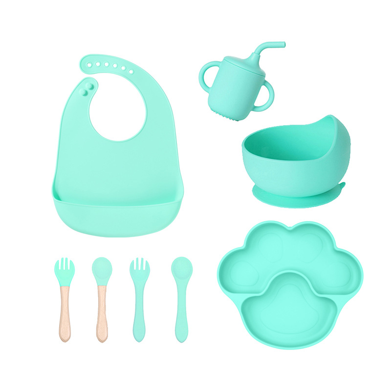 Cyan dinner plate 8-piece set