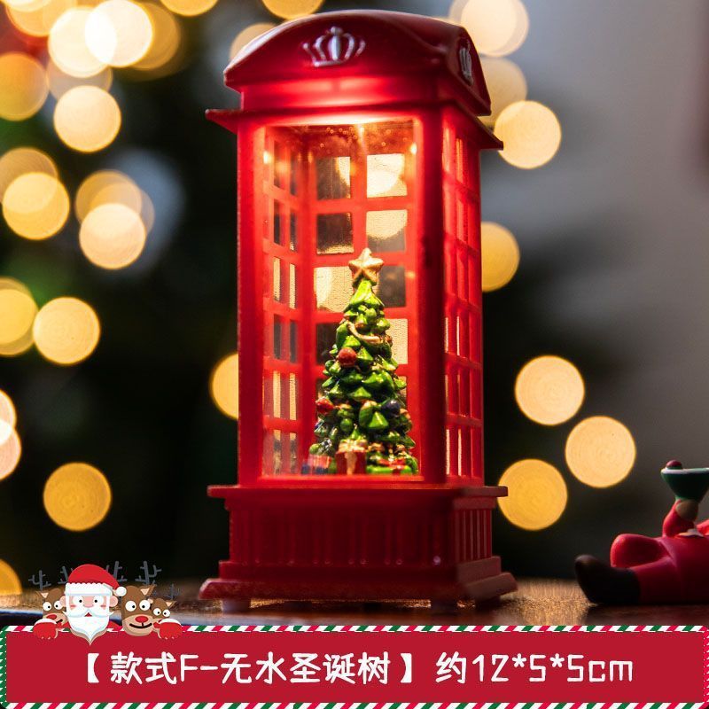 クリスマス装飾品レトロ発光サンタクロース小汽車創意置物撮影道具幼児趙之李|undefined